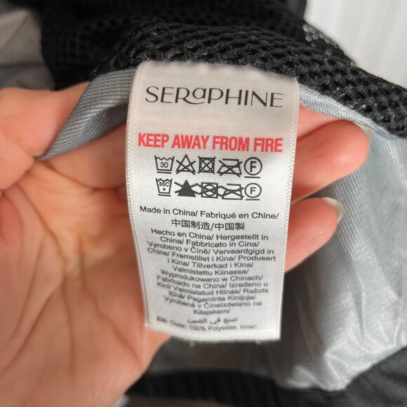 Seraphine Men's 6-in-1 Raincoat/Fleece Jacket - Black - Size XL NWOT - Picture 12 of 15